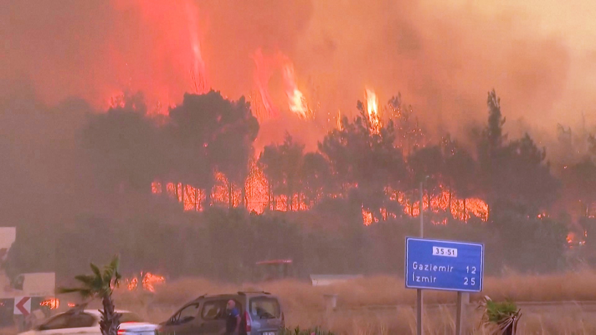 Лесные пожары в Турции: уже двое погибших