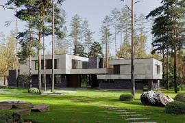 Дома в стиле хай-тек: триумф технологий и геометрии