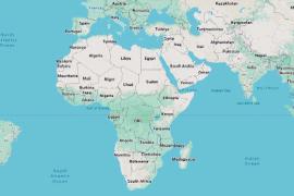 Африканский союз призывает использовать карту мира, отражающую истинные размеры континентов