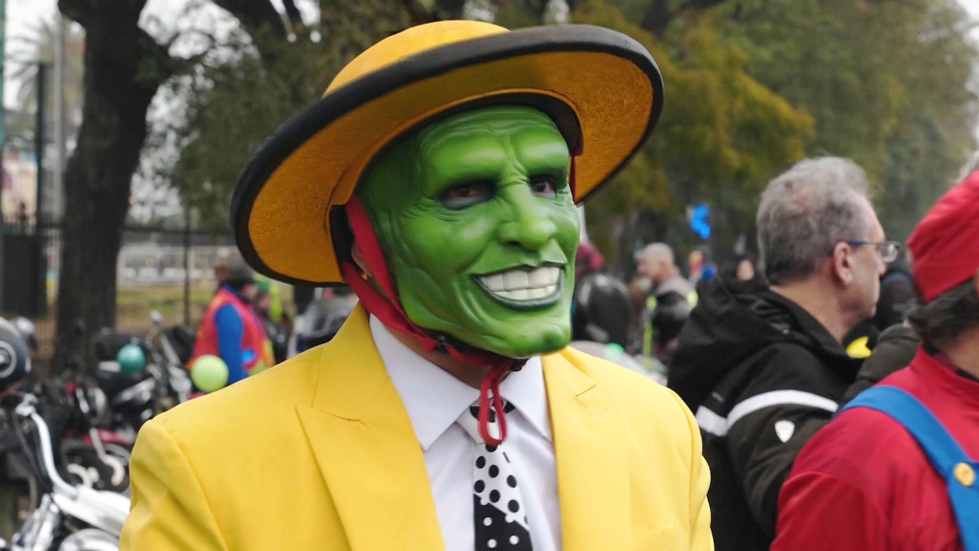 Аргентинские байкеры приехали с подарками к детям в больнице в Буэнос-Айресе