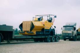 Ошибки при перевозке асфальтоукладчиков и катков