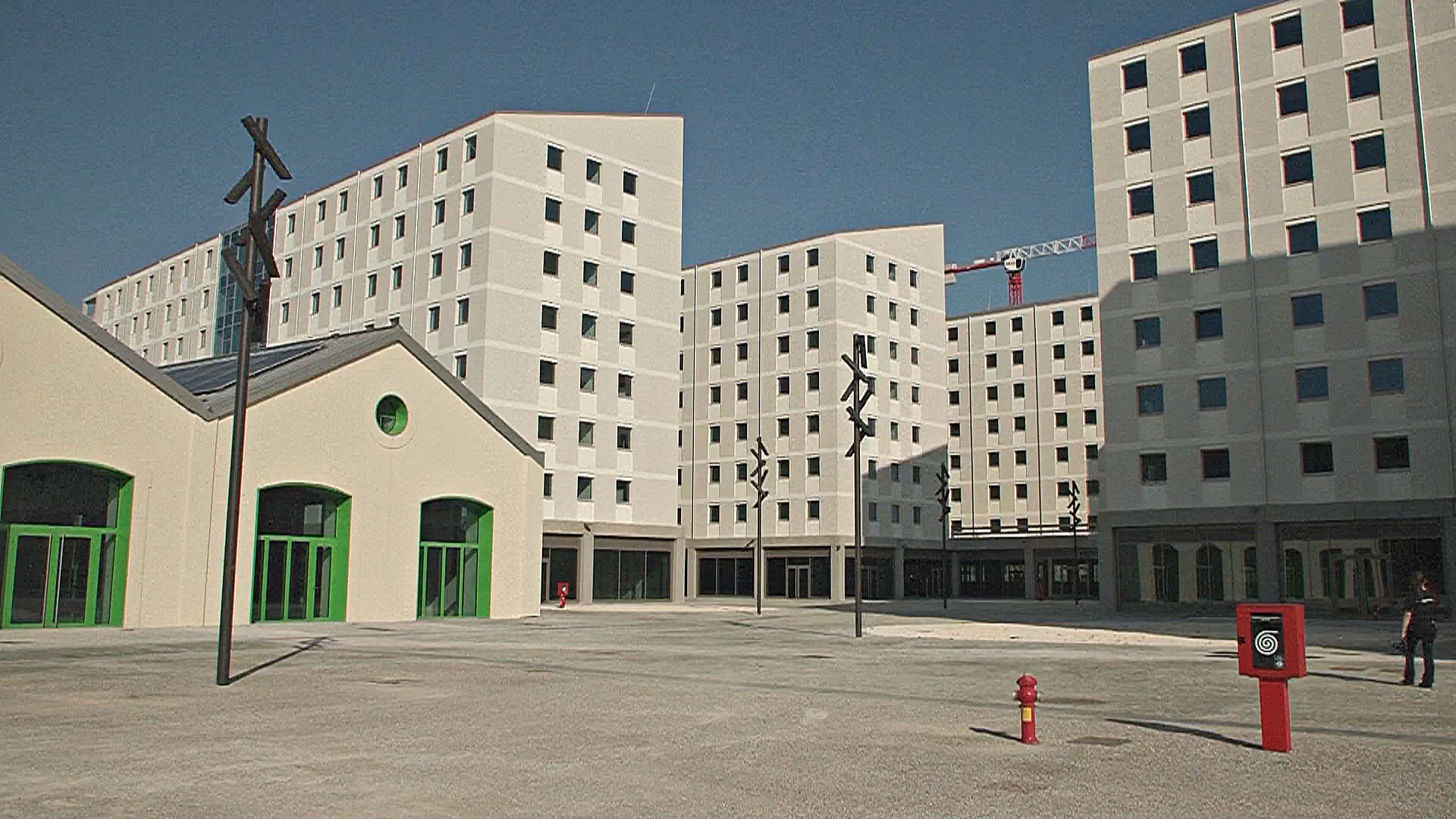 Олимпийскую деревню в Милане почти достроили Олимпийскую деревню в Милане почти достроили