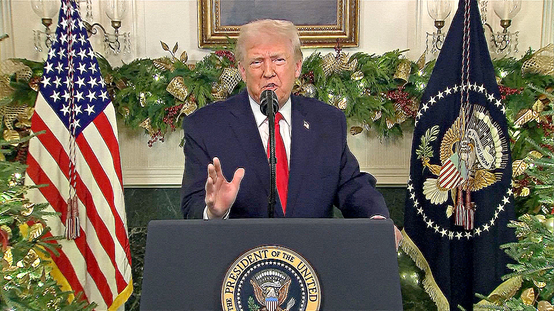 Трамп заявил о победах в своей речи в Белом доме Трамп заявил о победах в своей речи в Белом доме