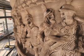 Лазеры поворачивают время вспять: реставрация Колонны Марка Аврелия в Риме