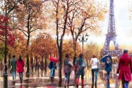 «Осенняя палитра в руках художника» — как Анастасия Горшкова создает живопись из опавших листьев разных пород деревьев