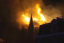 Церковь сгорела в новогоднюю ночь в Амстердаме