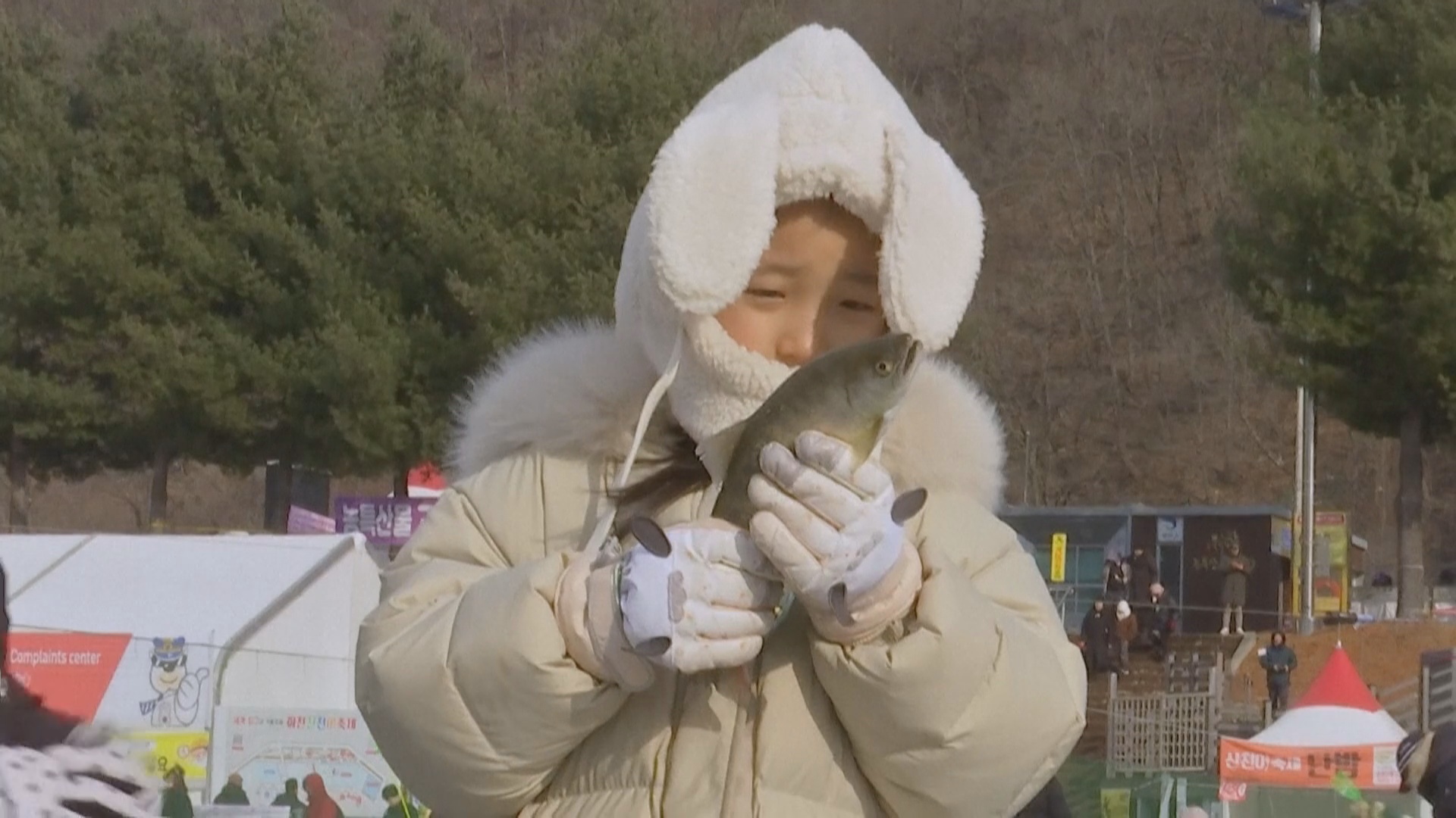 Фестиваль подлёдной рыбалки: поймать горную форель предлагают в Южной Корее