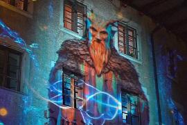 Фестиваль света Lilu озарил улицы старого города швейцарского Люцерна