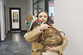 Жители Атланты открыли свои дома для животных из приюта во время зимнего шторма