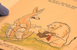 Карикатуры показали, как военнопленные в период Второй мировой играли в крикет