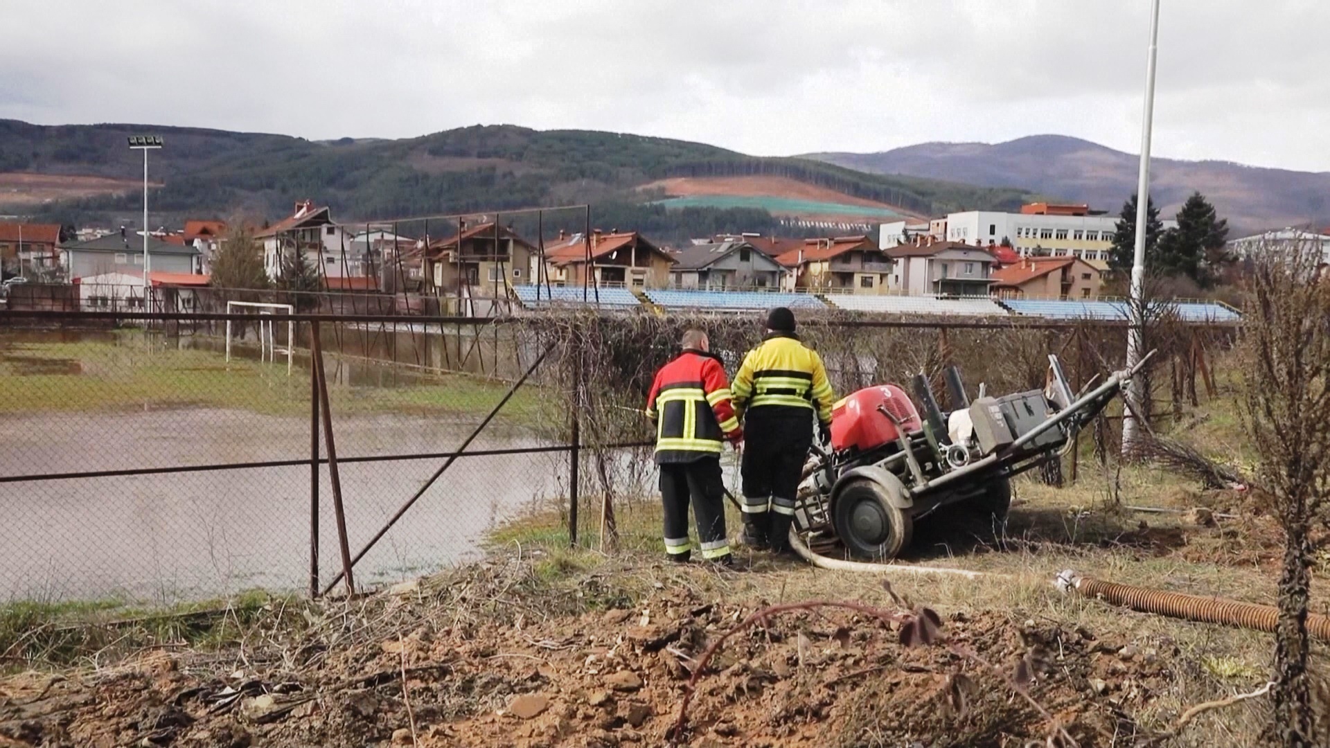 Проливные дожди вызвали наводнения в Северной Македонии