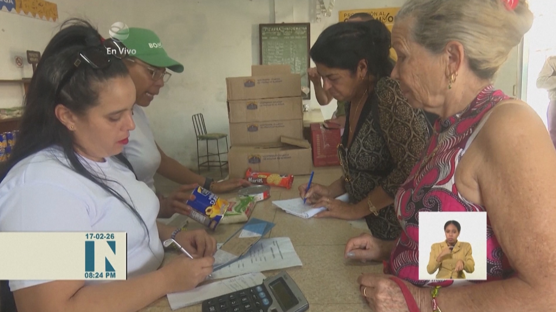 Куба распределяет гуманитарную помощь, полученную от Мексики Куба распределяет гуманитарную помощь, полученную от Мексики