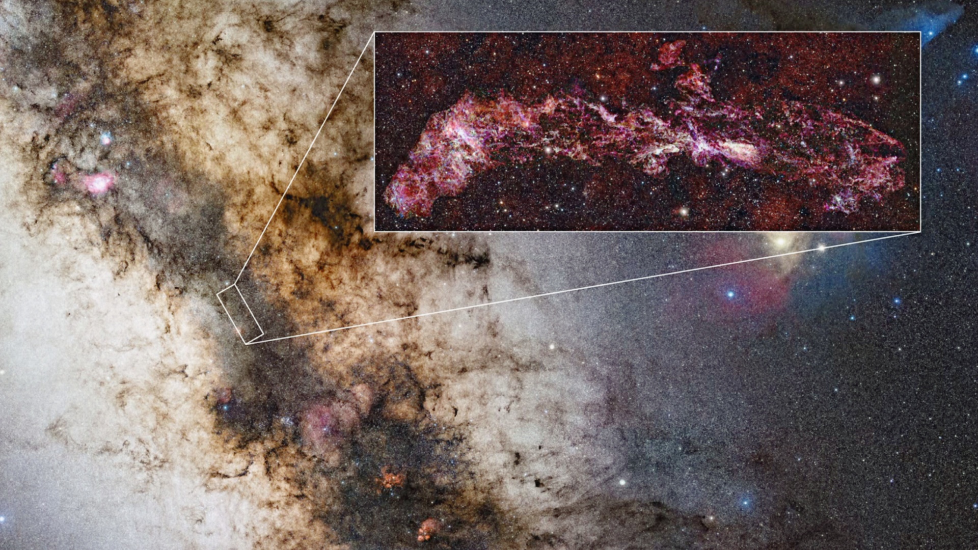 Сердце Млечного Пути показали на снимке с беспрецедентной детализацией Сердце Млечного Пути показали на снимке с беспрецедентной детализацией