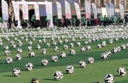 9500 человек поучаствовали в футбольной тренировке в Мехико и побили рекорд Гиннесса