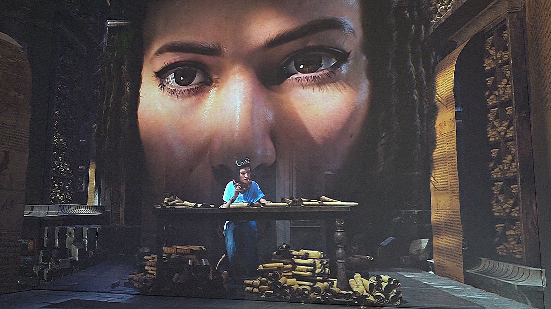 Легенды о Клеопатре оживают на новой иммерсивной выставке в Лондоне Легенды о Клеопатре оживают на новой иммерсивной выставке в Лондоне