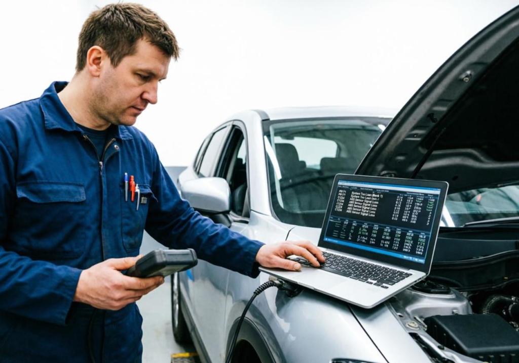 компьютерная диагностика mazda