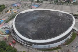 В Олимпийском парке Рио-де-Жанейро снова горел велодром