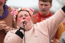 Как визжали и хрюкали на весёлом конкурсе в Эстонии