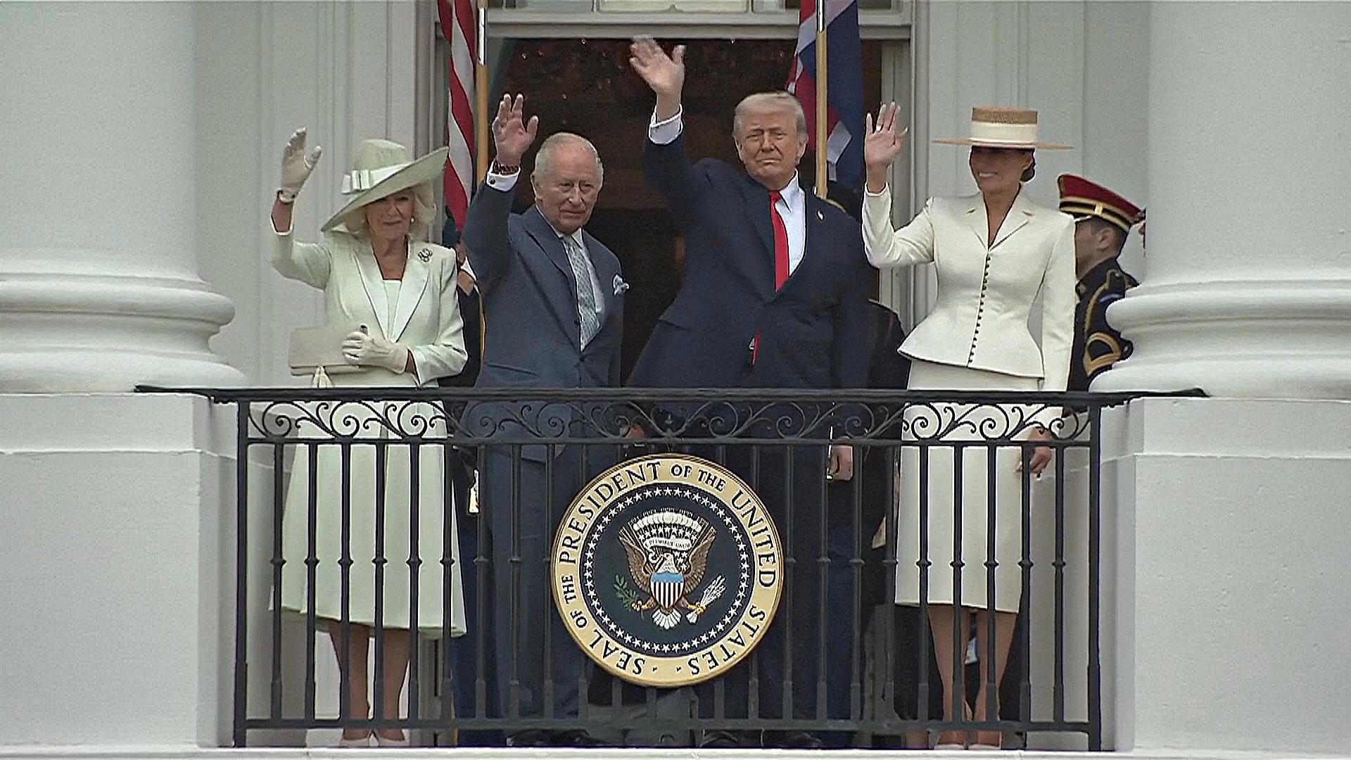 Трамп устроил государственный ужин в честь короля Великобритании Карла III и королевы Камиллы