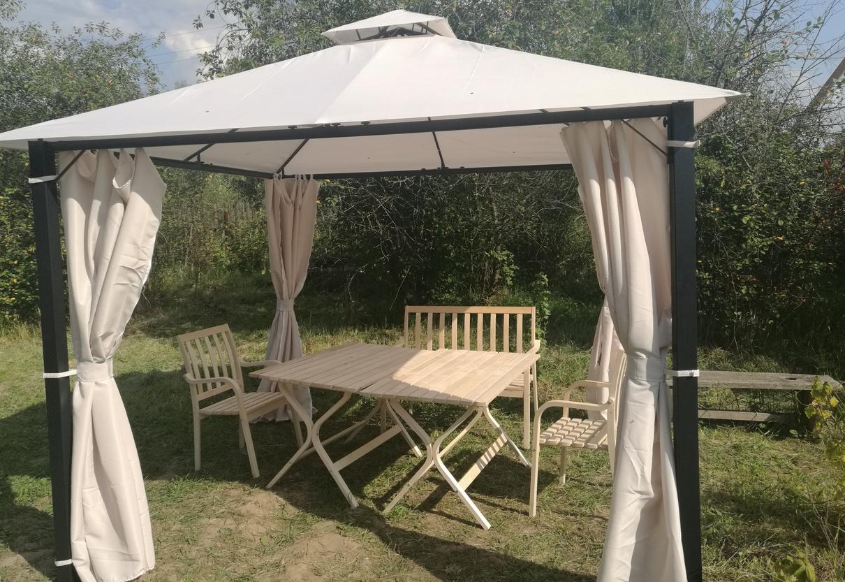 Как установить шатер на даче: зона отдыха, защищенная от солнца и дождя