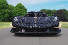 Полноразмерная Lego-версия гиперкара Koenigsegg Sadair’s Spear дебютировала в Швеции