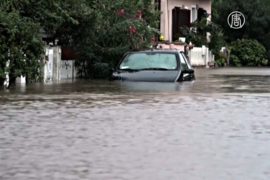 Итальянский остров Сардиния снова затопило