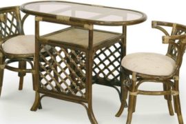 Какими свойствами обладает плетеная мебель из ротанга