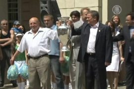 Кубок Евро-2012 прибыл во Львов