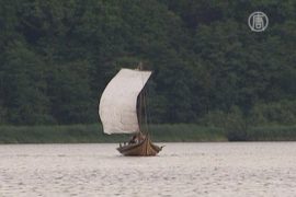 Корабль викингов снова в море