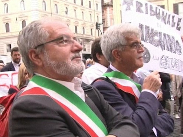 В Риме протестуют мэры итальянских городов