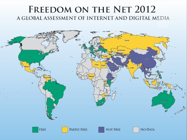 Вышел отчет Freedom House о свободе в Интернете