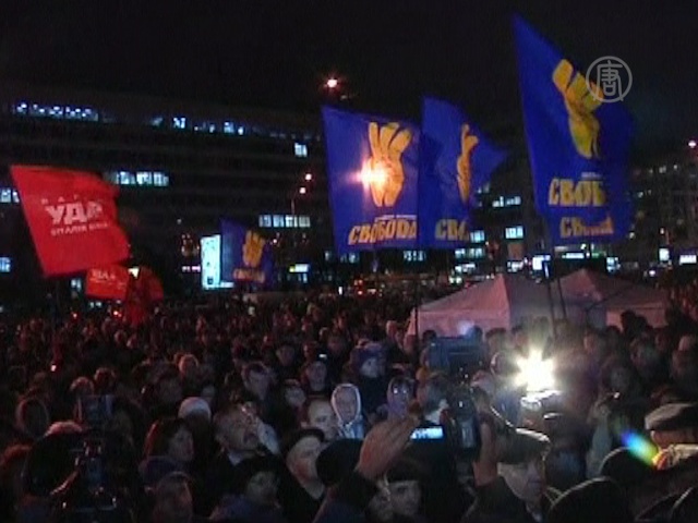 Украинская оппозиция не признает выборы