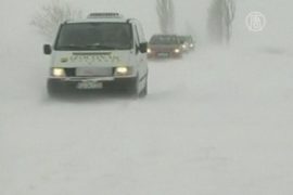 Румынию и Болгарию накрыло снежными метелями