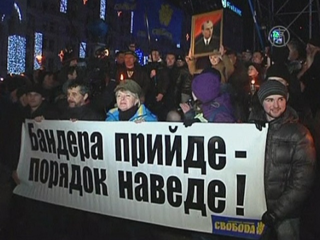 1 января: шествие националистов в память о Бандере