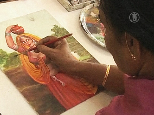 72-летняя студентка учится живописи