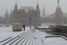 Москва: крупнейший за 50 лет мартовский снегопад