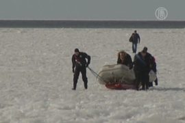 В Латвии спасли из ледового плена 220 человек