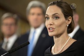 Анджелина Джоли выступила на саммите G8