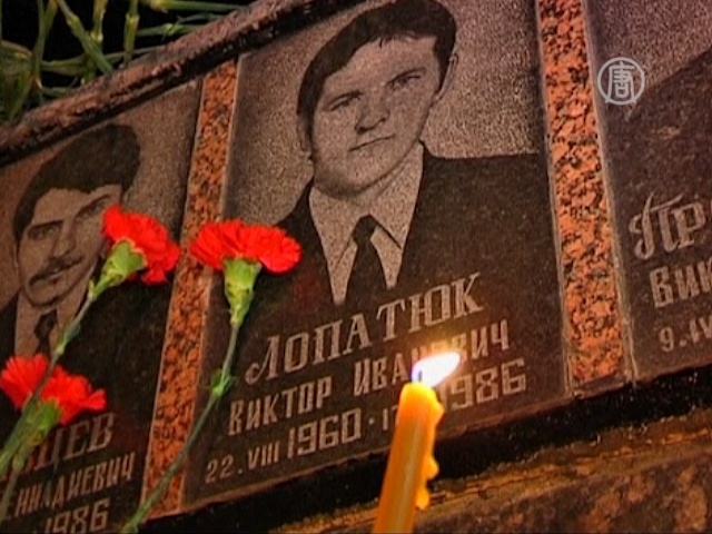 В Украине вспомнили жертв аварии на ЧАЭС