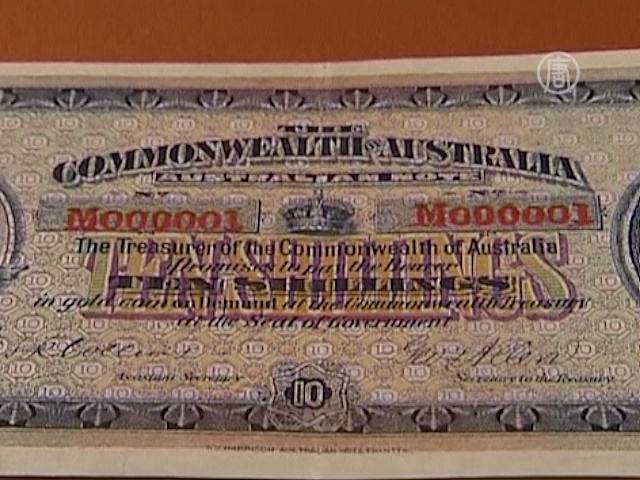 Австралия продает свою первую банкноту