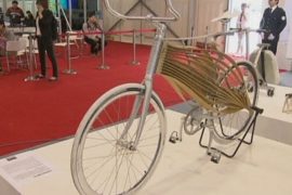 На выставке в Шанхае показали бамбуковый велосипед