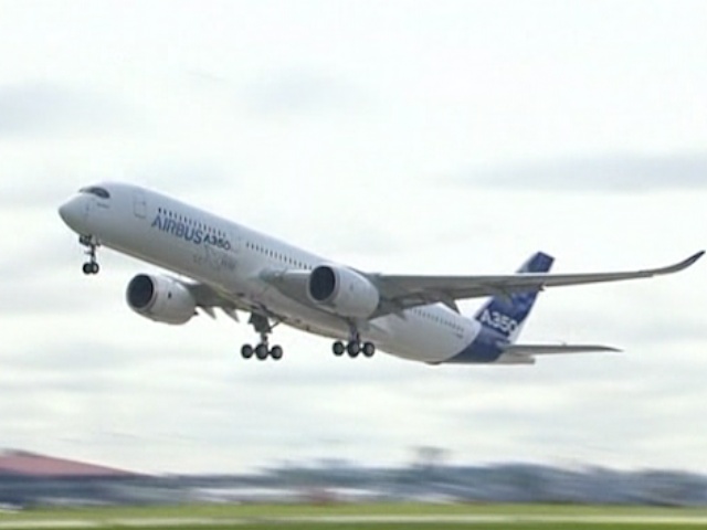 Новый Airbus A350 совершил первый полёт