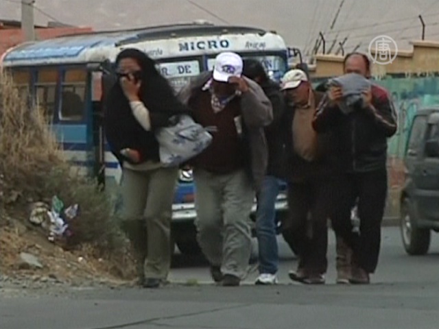 На Боливию обрушился аномально сильный ветер На Боливию обрушился аномально сильный ветер