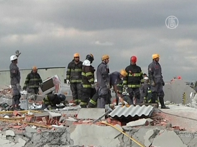 В Сан-Паулу рухнуло здание, 6 погибших