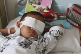 Китай: неизвестные вырезали у ребенка глаза