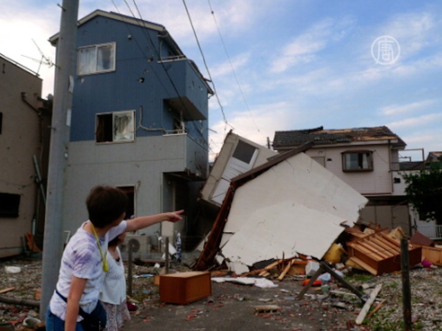 Торнадо обрушился на пригород Токио