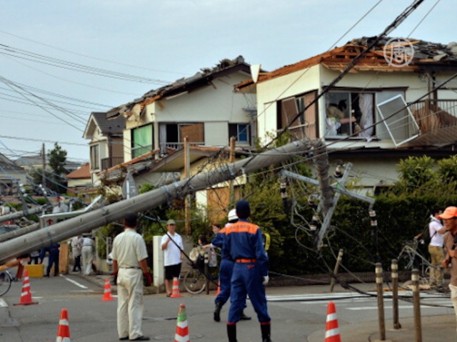 Второй торнадо пронёсся по пригороду Токио