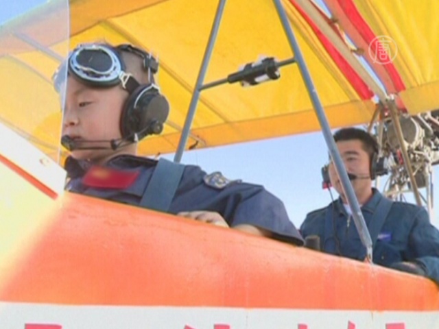 5-летний китаец самостоятельно управлял самолетом