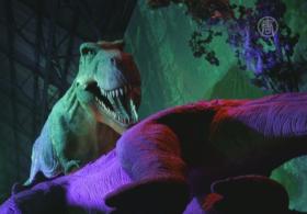 Уникальных динозавров привезли в Киев