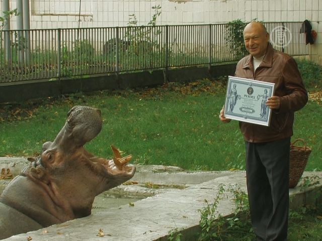 Самый старый бегемот живет в Киеве